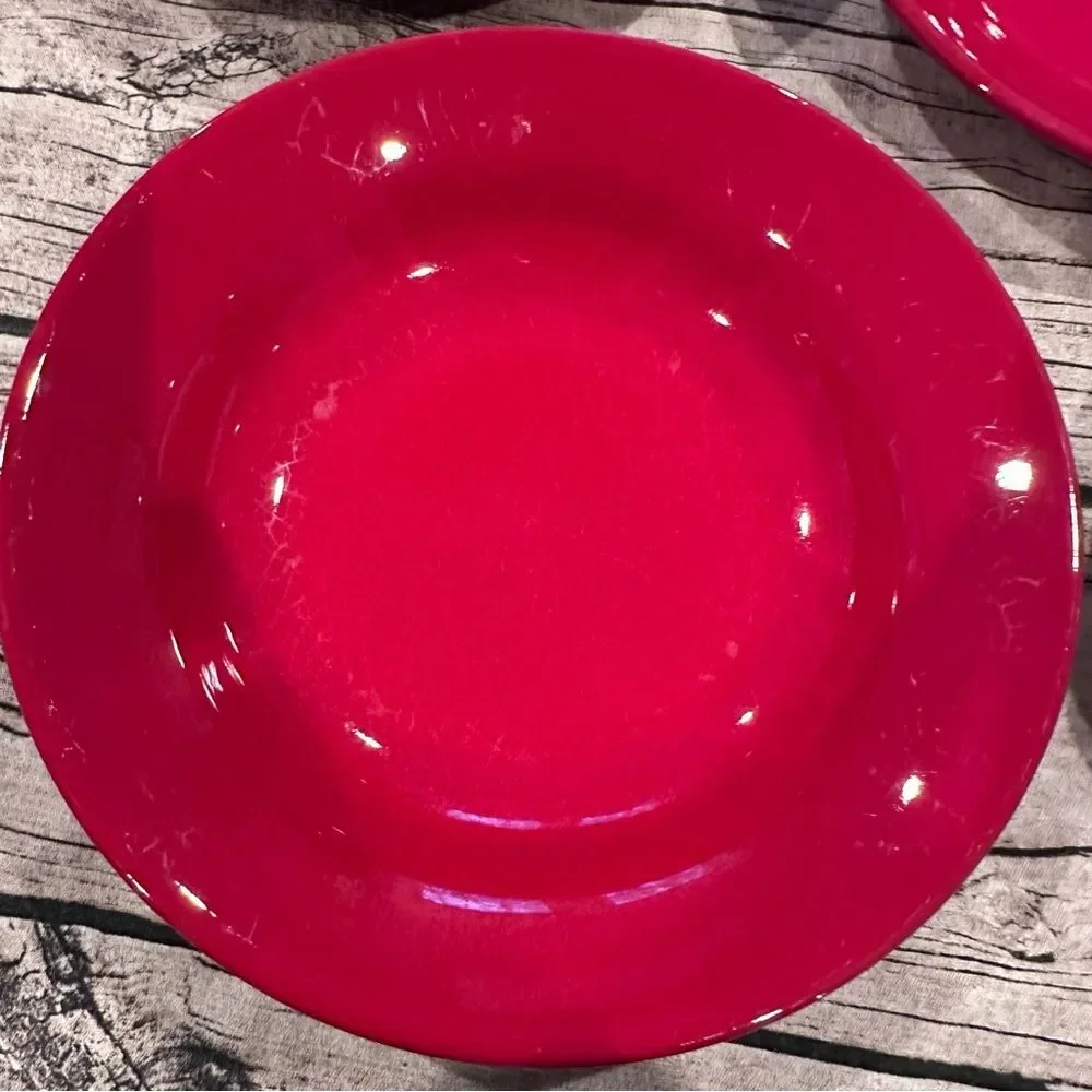 Lot of 4 Waechtersbach Fun Factory Earthenware 8” Low Bowls Discontinued German
